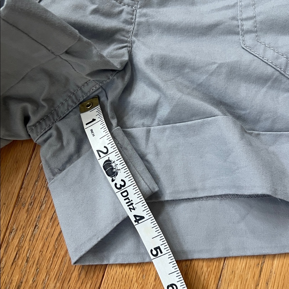 LOFT Light French Gray Women's Cargo Shorts w/ Puckered Pockets & Cuffs Sz 6 & 8 - Picture 6 of 10